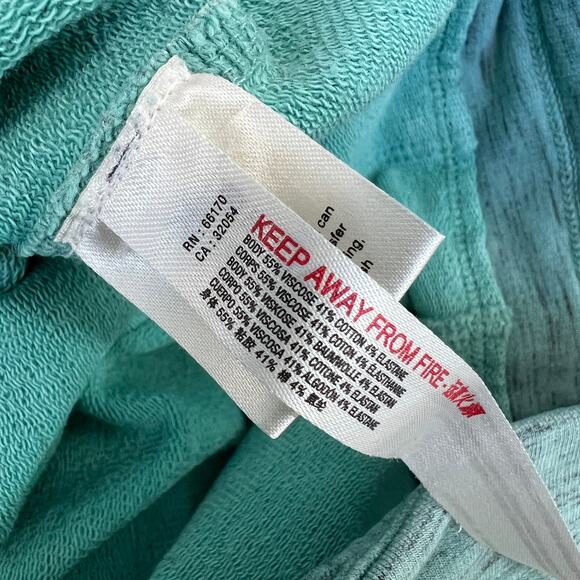 Free People Movement Leggings Green Kyoto High Rise Leggings Pants Women's Sz L - Picture 15 of 15